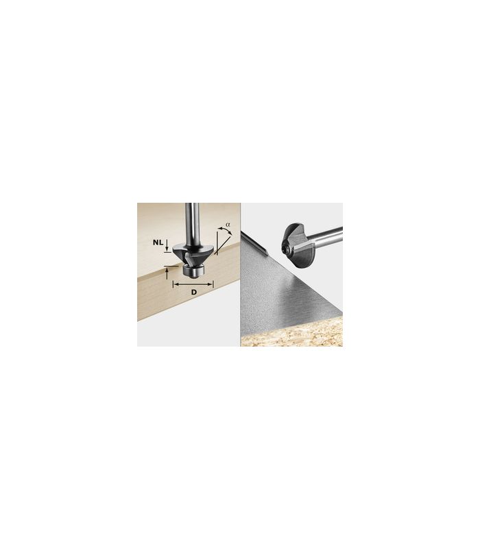 Fasefräser S8 HW 45° D26-KL OFK