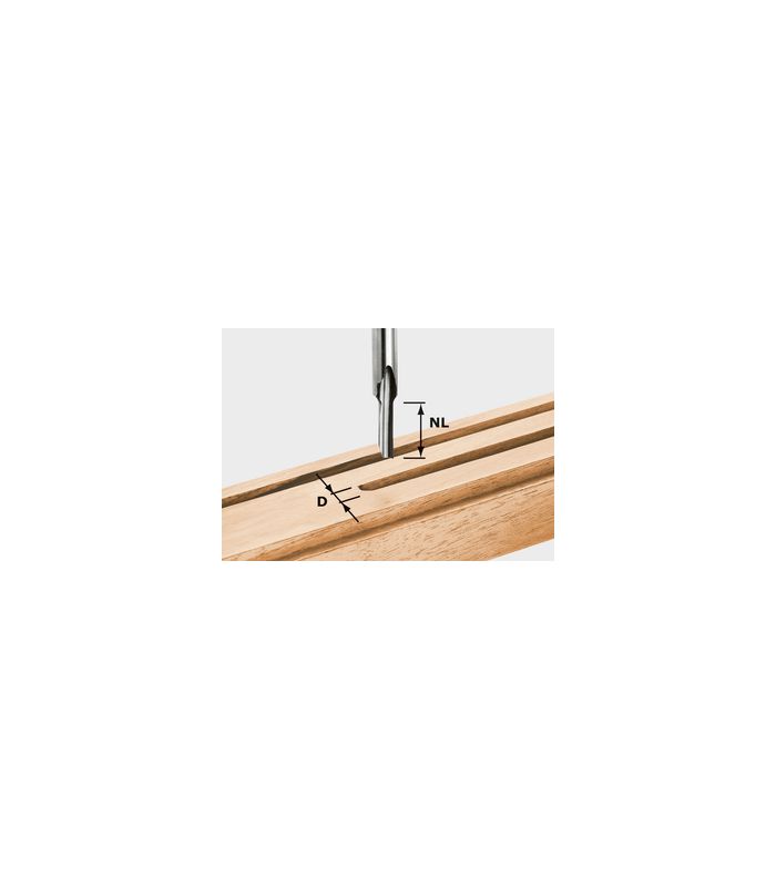 Nutfräser HS S8 D 3/8