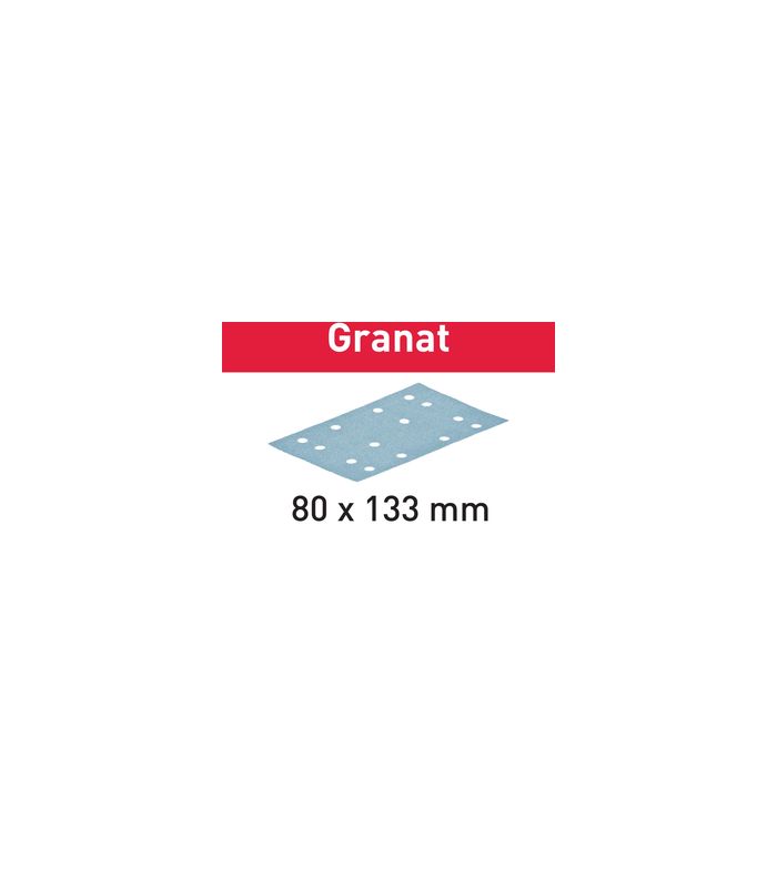 Schleifstreifen STF 80x133 P220 GR/100 Granat