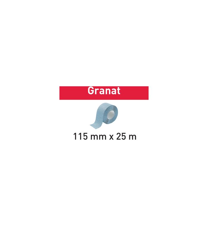 Schleifrolle 115x25m P180 GR Granat