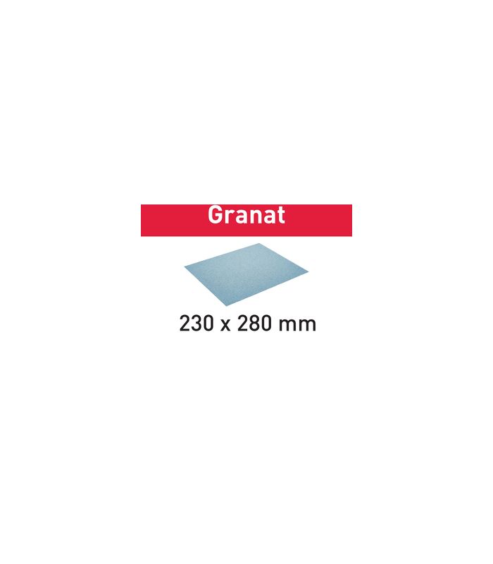 Schleifpapier 230x280 P180 GR/10 Granat