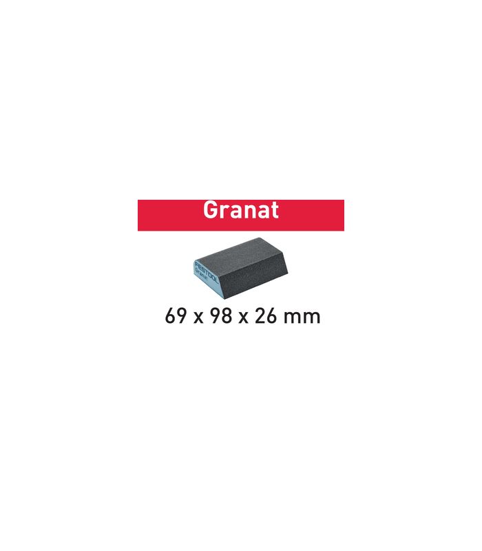 Schleifblock 69x98x26 120 CO GR/6 Granat