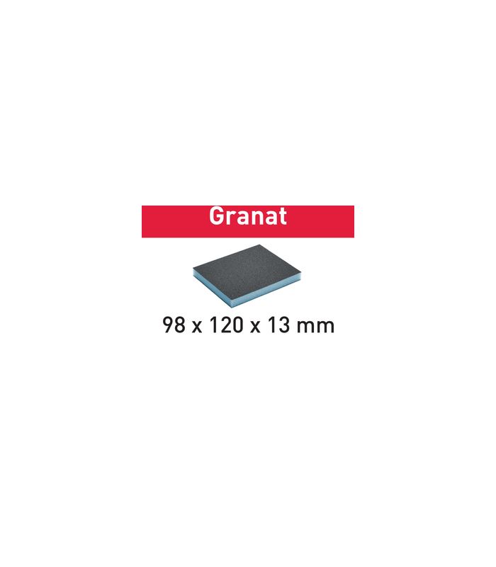 Schleifschwamm 98x120x13 800 GR/6 Granat