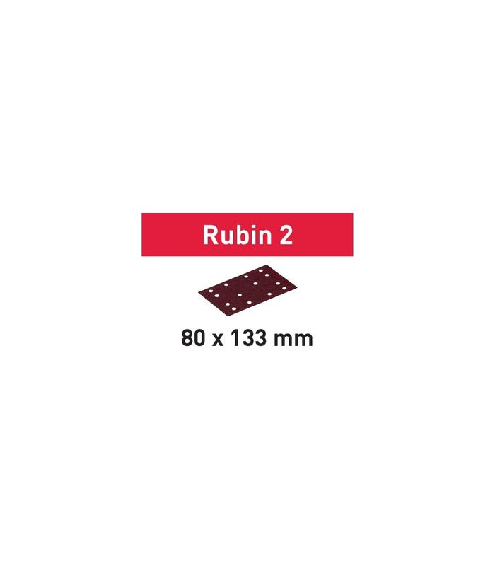 Schleifstreifen STF 80X133 P60 RU2/50 Rubin 2
