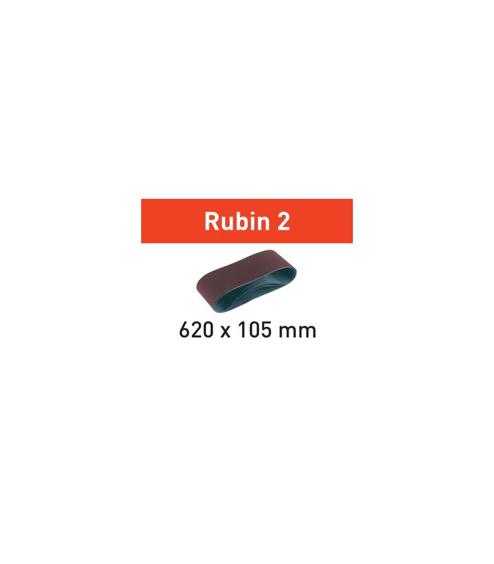 Schleifband L620X105-P100 RU2/10 Rubin 2