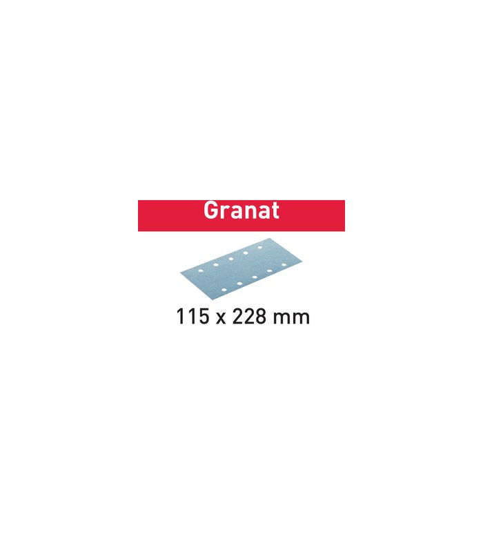 Schleifstreifen STF 115X228 P80 GR/50 Granat