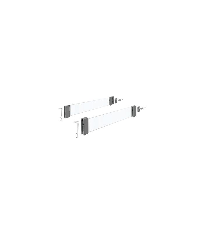DesignSide Glas InnoTech Atira, 420 / 144 mm, dunkelgrau