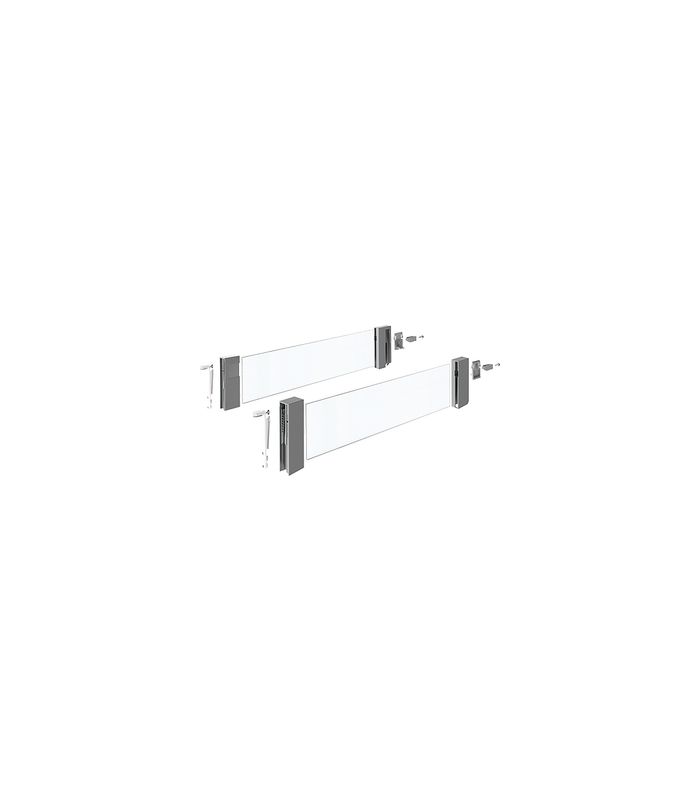 DesignSide Glas InnoTech Atira, 620 / 176 mm, dunkelgrau