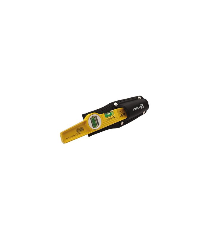 Stabila Wasserwaage Typ 81 S REM Torpedo, 25 cm, mit Gürteltasche