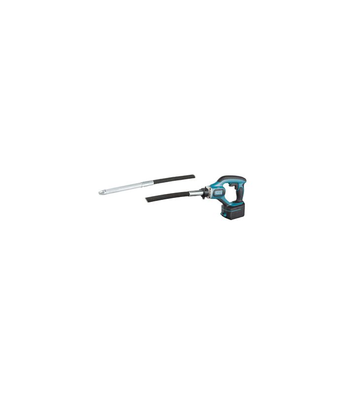 Makita Akku-Betonverdichter 18 V 5,0 Ah, 2 Akkus und Ladegerät im MAKPAC