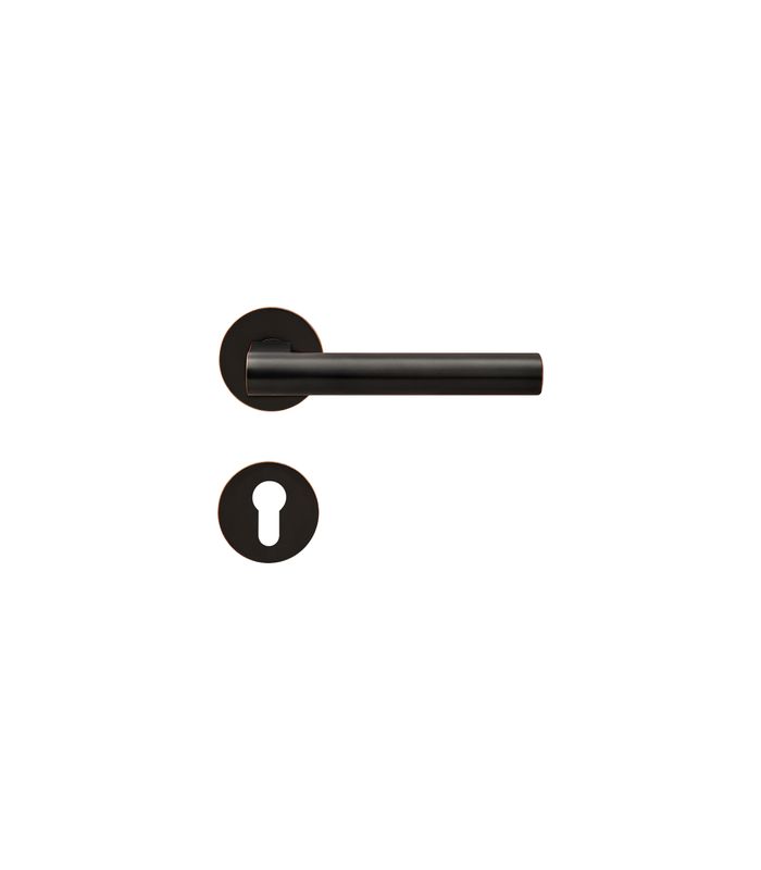 Drücker-Rosettengarnitur Madeira EPL45 PZ Antik Bronze Optik TS 38-48mm PlanDesign