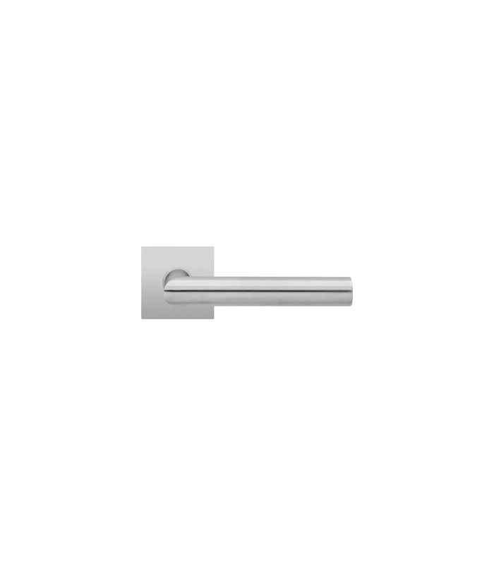 Drücker-Rosettengarnitur Rhodos EPL28Q OS Edelstahl matt TS 38-47mm PlanDesign