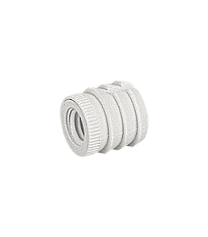 MB-Kunststoffmuffe, M6, L11mm 79539, Kunststoff, weiß