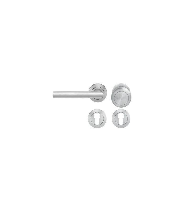 Wechselgarnitur Verona Steel ER/FS 37 WGL FS 9mm Edelstahl matt TS 38-48mm