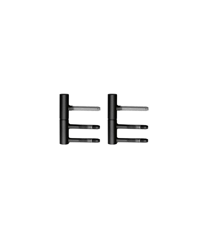Bänder für Holztüren 2 teilig EGB 502 81/83 schwarz matt für 1 Tür