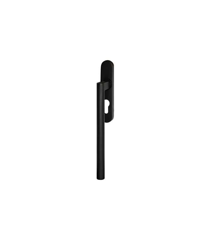 Hebeschiebetürgriff innen EHS45 - PZ gelocht,Kosmos schwarz 9/10 mm