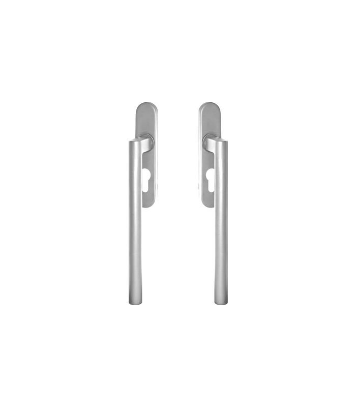 Hebeschiebetürgriffset EHSSET45 - DD gelocht, Edelstahl matt 9/10 mm