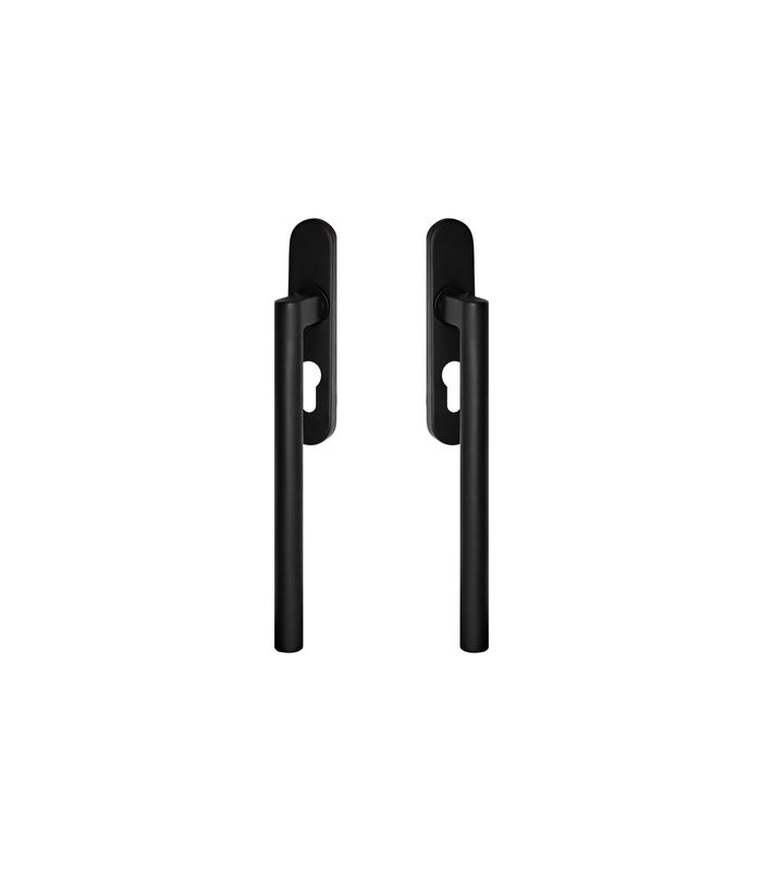 Hebeschiebetürgriffset EHSSET45 - DD gelocht,Kosmos schwarz 9/10 mm