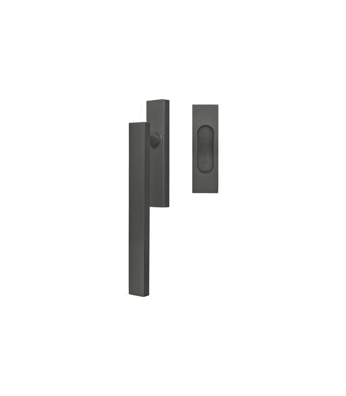 Hebeschiebetürgriffset EHSSET52Q - UN ungelocht, Titan grau 9/10 mm