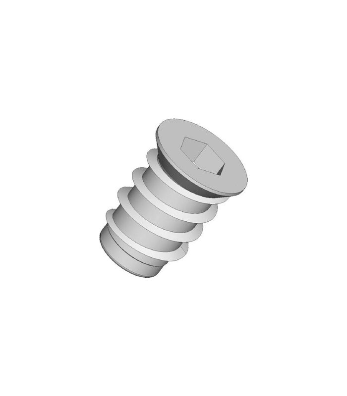 Einschraubmuffe mit Rand verzinkt M 10 L 20 D 15,3 mm (Innensechskant)