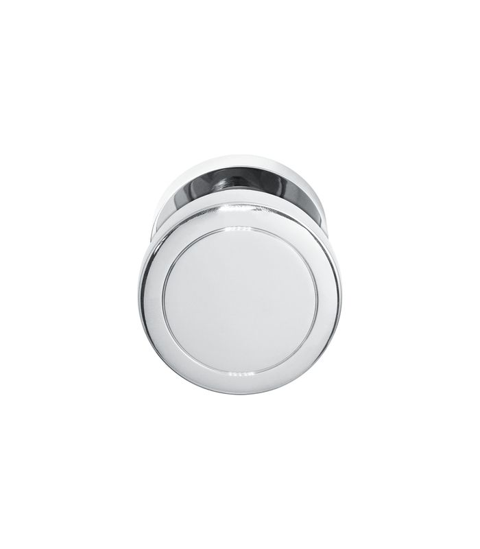 Knopf mit Rosette fest EK530 - R2 Edelstahl poliert