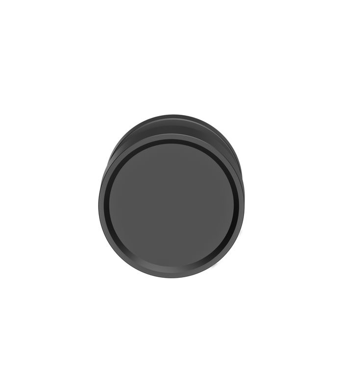 Knopf mit Rosette fest EK590 - R2 Kosmos schwarz