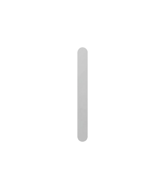 Schmalrahmenschild ELRMA - BL, blank, 250 x 30mm Edelstahl matt