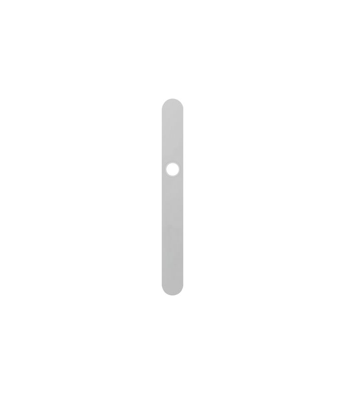 Schmalrahmenschild ELRMA - UN, ungelocht 250 x 30mm Edelstahl matt
