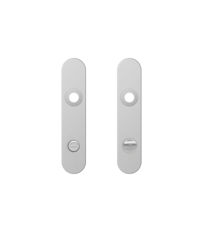 Langschild ELX - BAD, 90mm Edelstahl matt