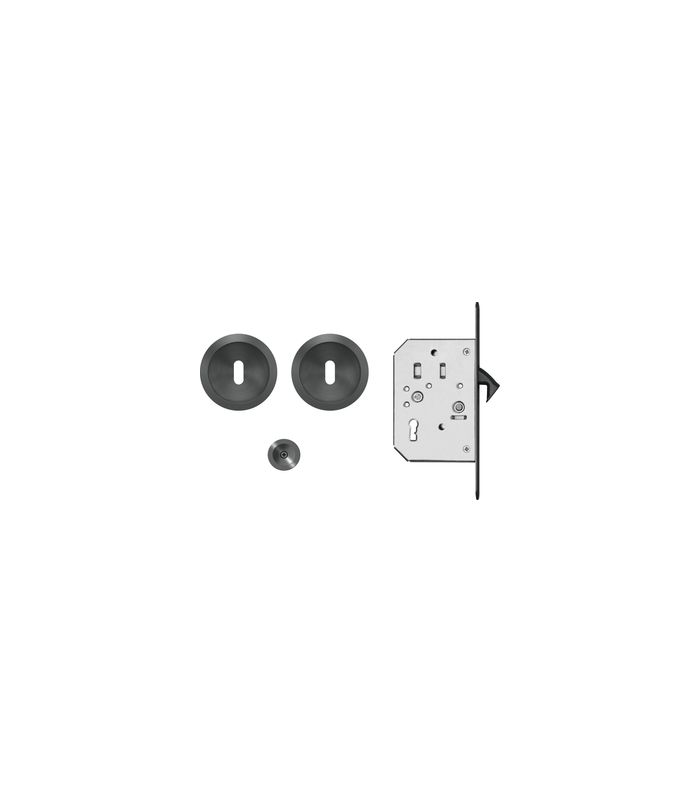 Schiebetürset EPD BB 89 Titan grau