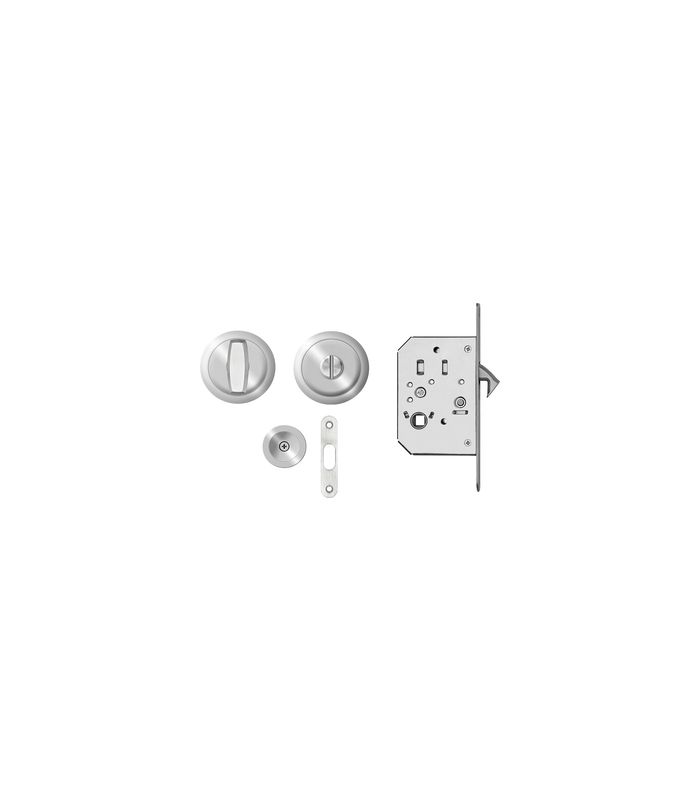 Schiebetürset EPD65 40 71 Edelstahl matt