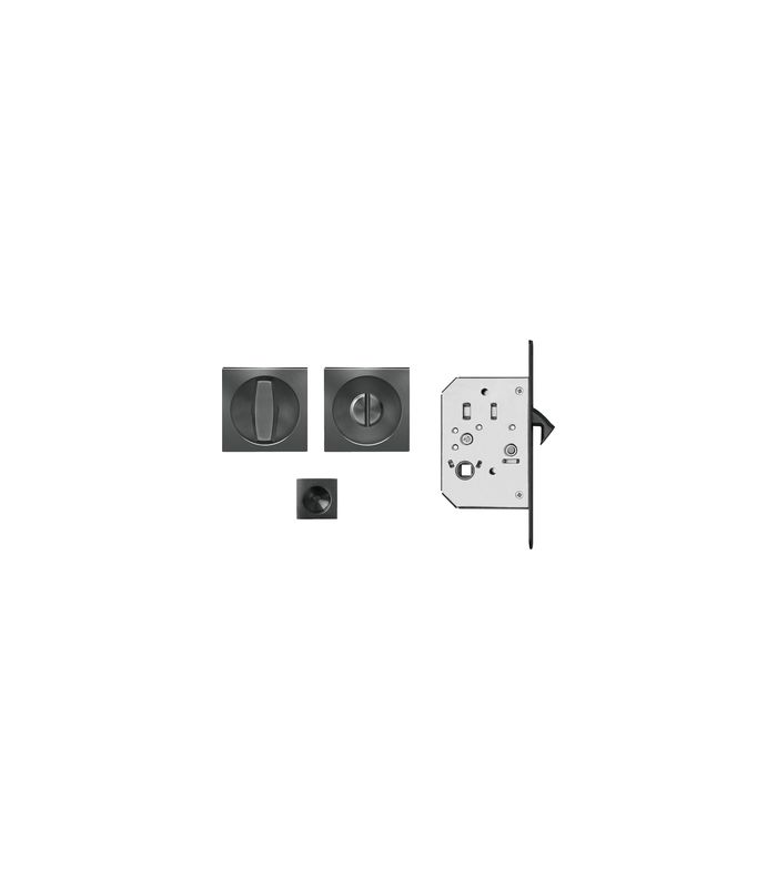 Schiebetürset EPDQ 89 quadr.Titan grau