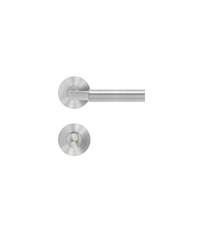 Drücker-Rosettengarnitur Tasmania EPL31 BAD Edelstahl matt TS 38-47mm PlanDesign