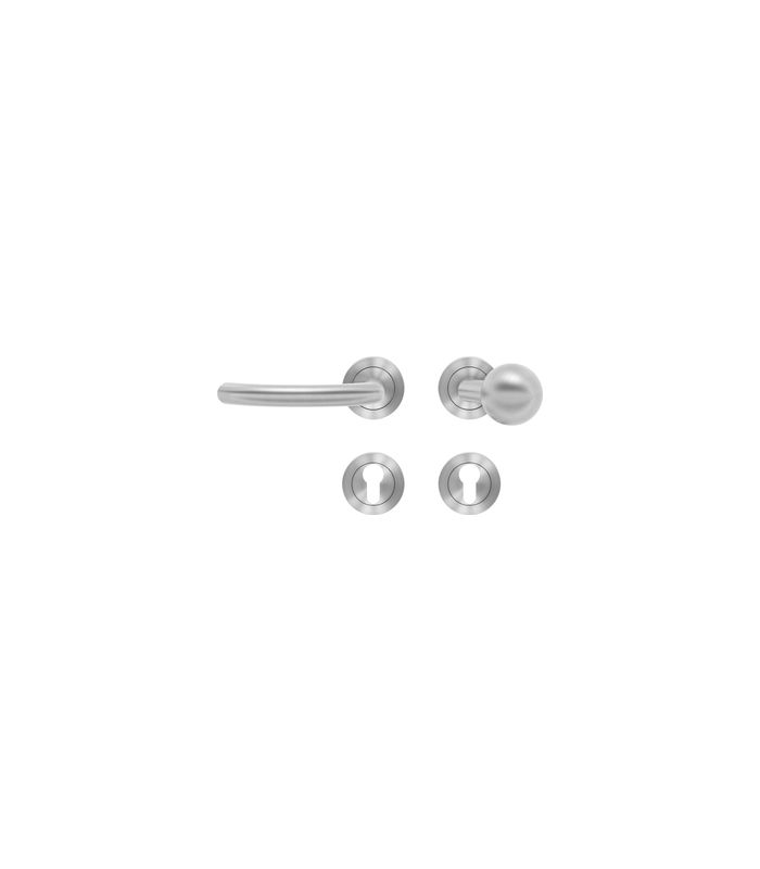 Wechselgarnitur Sylt ER/FS 26 WG links FS 9mm Edelstahl matt TS 38-48mm