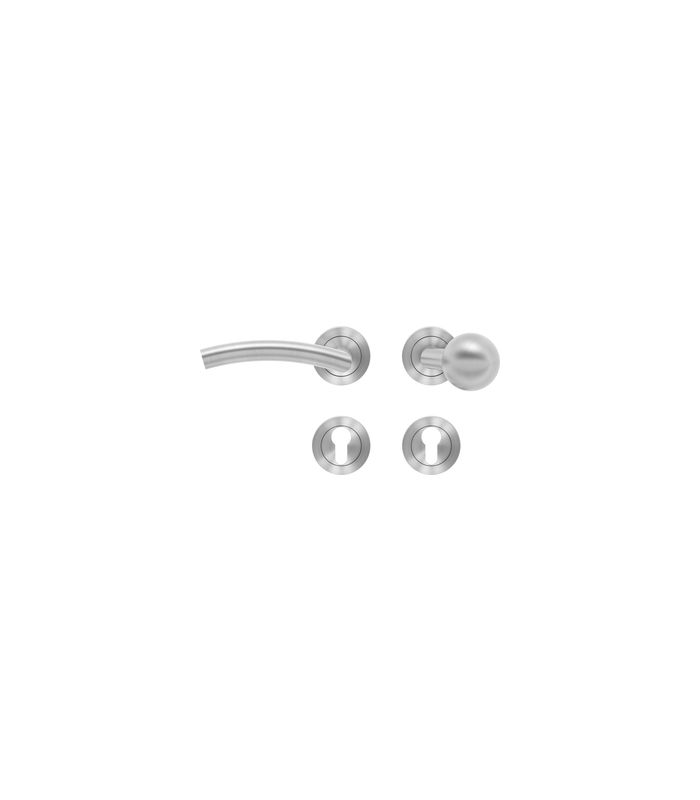 Wechselgarnitur Korsika ER/FS 30 WG L FS 9mm Edelstahl matt TS 38-48mm
