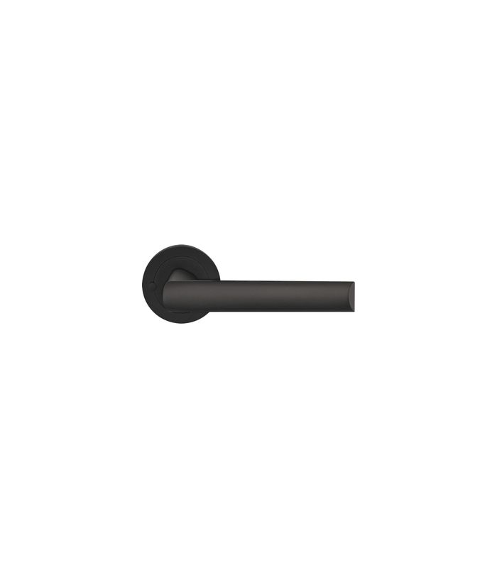 Griffgrt. Paris ER55 S9 Kosmos schwarz mit Drückerrosette /o.Schl.Rosette