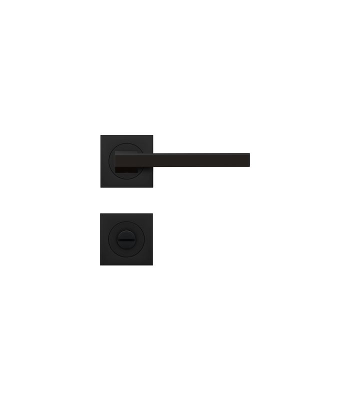 Rosettengarnitur Boston ER58Q - BAD quadr. Kosmos schwarz