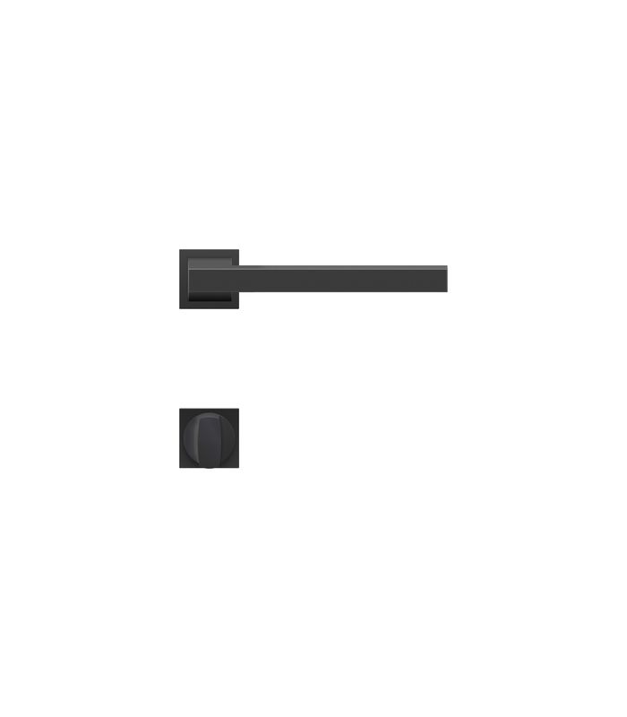 Rosettengarnitur Boston ER58QM - BAD quadr. Miniros. Kosmos schwarz