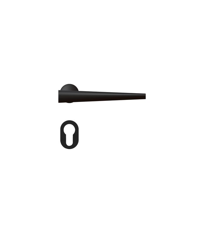 Rosettengarnitur Brooklyn ER59M - PZ 1-tlg. Kosmos schwarz