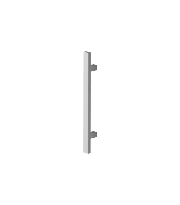 Stossgriff ES6Q - 1000 eckige Form eckige Edelstahl matt