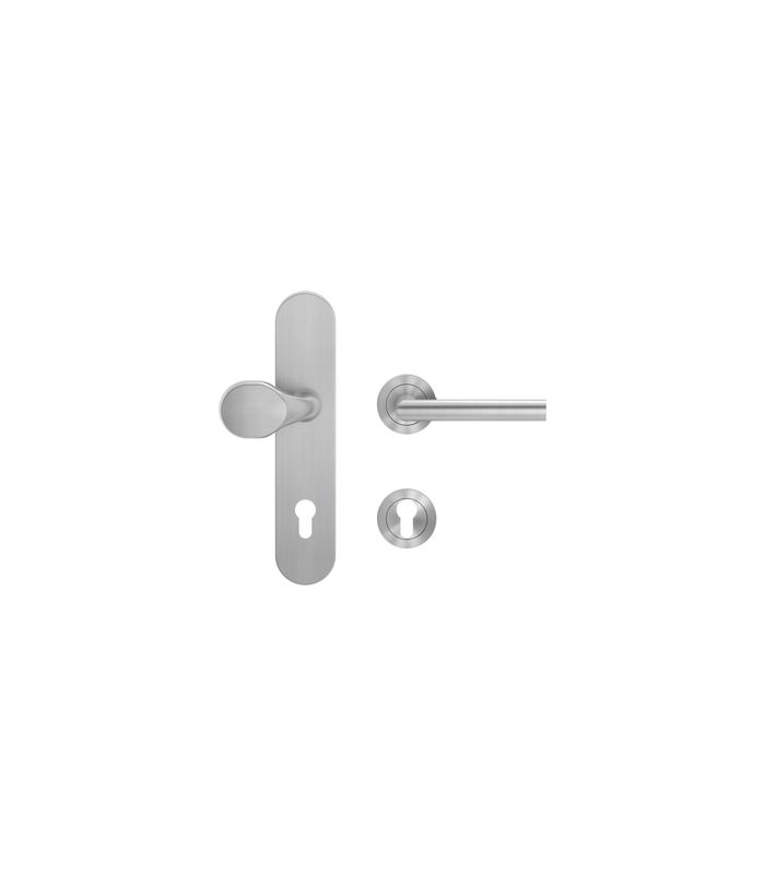 Kombi-Schutz-Wechselgarnitur ESGR28 680 PZ 92mm Edelstahl matt ES2 TS 34-53mm