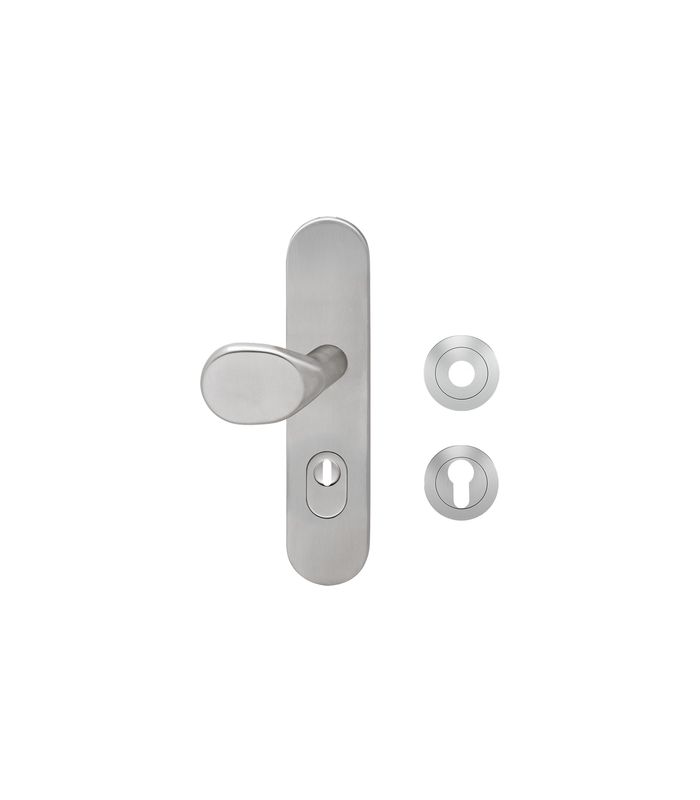 Schutzwechselgarnitur ESGR680K PZ 72mm ZA Knopf EK680 gekröpft Edelstahl poliert