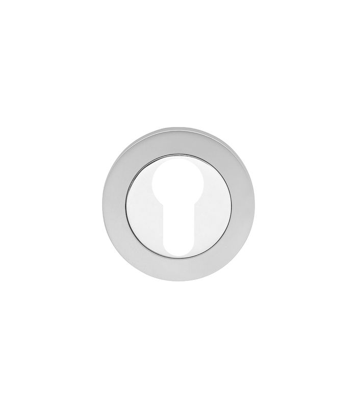 Schutzrosette ESR332 PZ Ring kantig 3 teilig Edelstahl poliert /Chrommatt