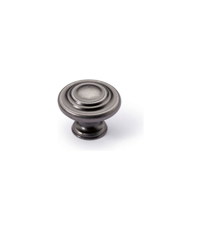 Möbel- Knopf, Essa, 9113222, Durchmesser 32mm, Höhe 25mm, Zink, zinnoptik