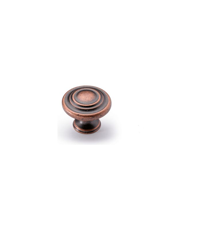 Möbel- Knopf, Essa, 9113223, Durchmesser 32mm, Höhe 25mm, Zink, kupferoptik antik
