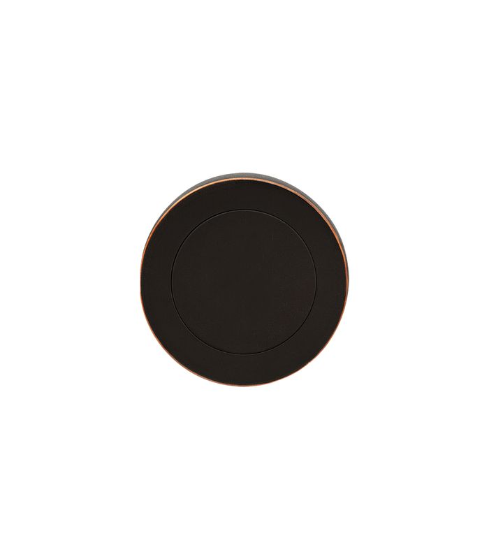 Blindrosette EZ1332 BL blind Ring kantig Antik Bronze Optik