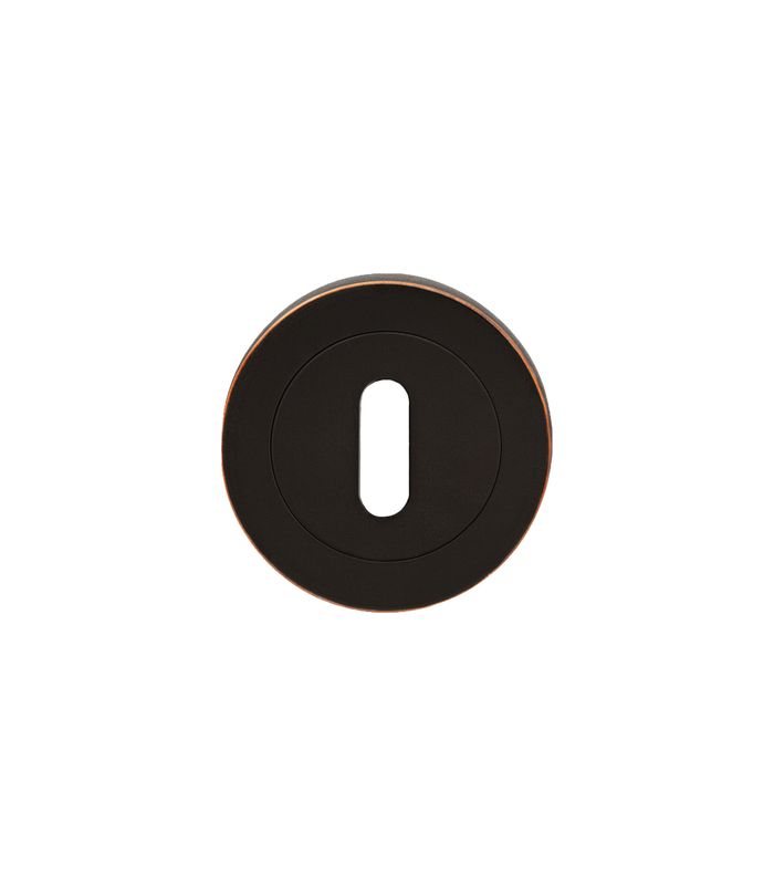 Rosette EZ1332 BB Ring kantig Antik Bronze Optik