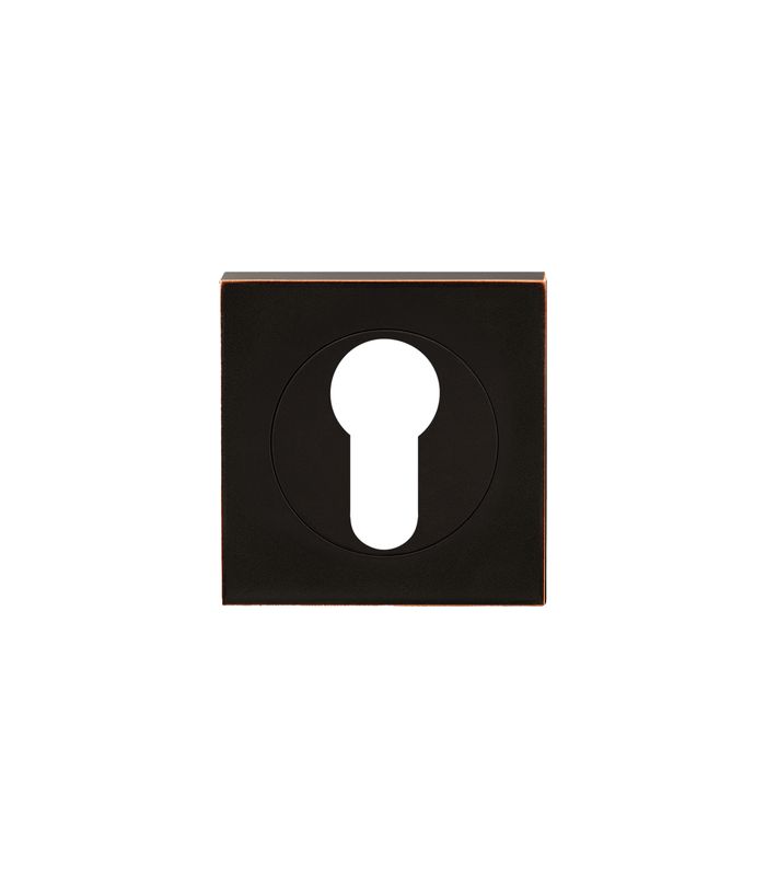 PZ-Rosette EZ1340 PZ quadr. Antik Bronze Optik