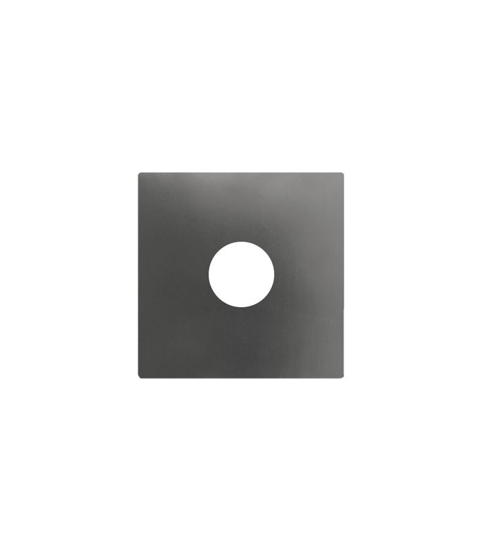 Drückerrosette EZ180Q DR Ø 55 mm Titan grau PlanDesign