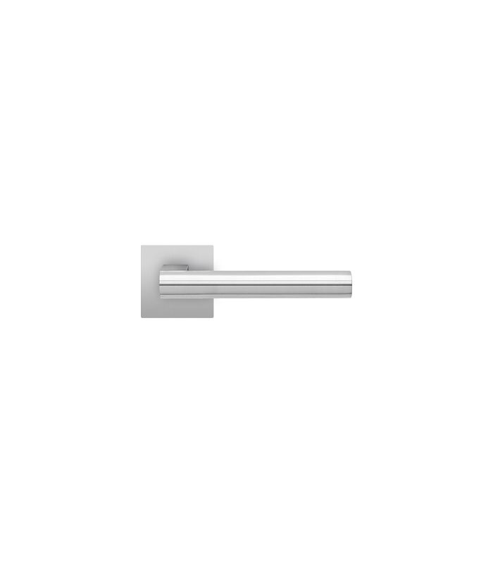 Drücker-Rosettengarnitur Madeira EPL45Q OS Edelstahl matt TS 38-47mm PlanDesign